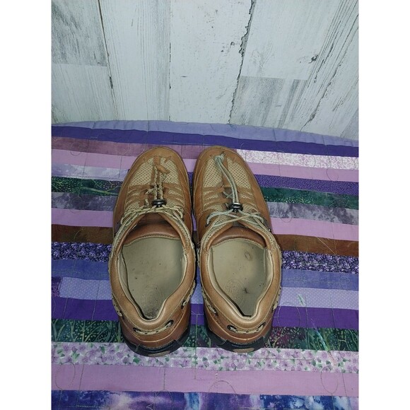 H.S. Trask Men's Size 8.5 M Brown Leather Trophy Lace Up Shoe - Picture 8 of 10